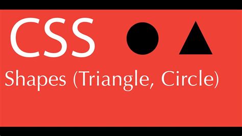 How to make a triangle on adobe illustrator cs6: How to make a Triangle and circle in css - html div ...