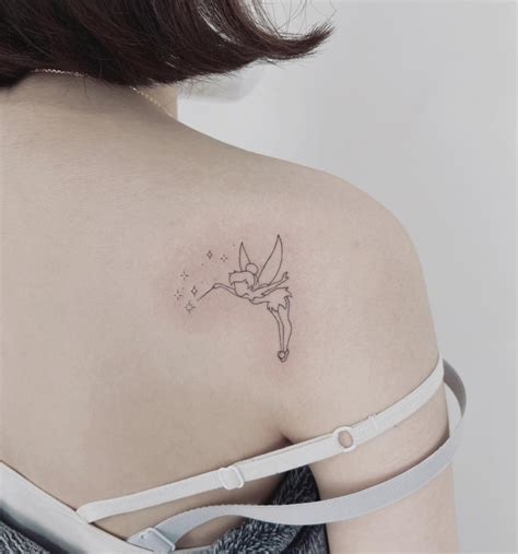 Tinkerbell Silhouette Tattoo By Tattooist Dante Tattoogrid Net