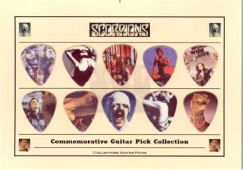 Scorpionscommemorative Guitar Pick Collection