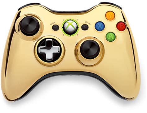 Gold Chrome Xbox 360 Controller Unveiled Video Games Walkthroughs