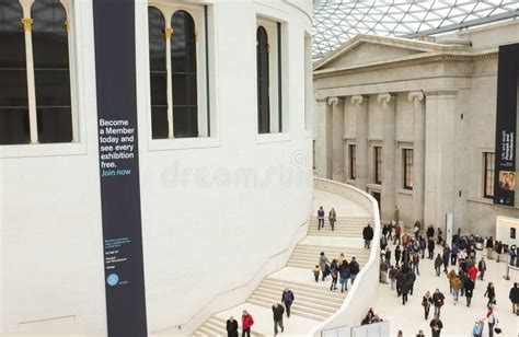 Corridoio Di British Museum Inghilterra Del Biglietto Immagine