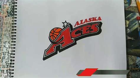 How To Draw The Alaska Aces Logo Pba Team Youtube