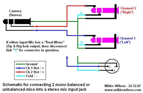 Diagram 10ft 3 5mm 1 8 Inch Trs Stereo Male To 2 X Xlr Male Cable
