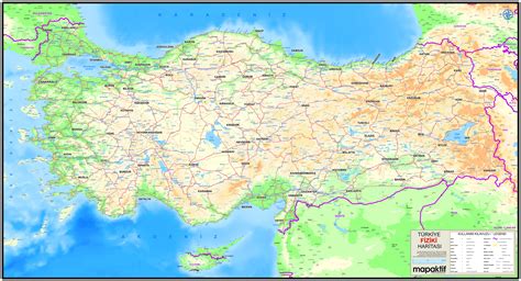 Gezimanya'da türkiye hakkında bilgi bulabilir, türkiye gezi notlarına, fotoğraflarına, turlarına ve videolarına ulaşabilirsiniz. Türkiye Fiziki Haritası
