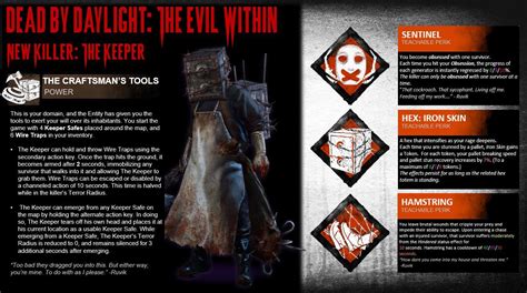 The Evil Within Character Concept The Keeper Rdeadbydaylight