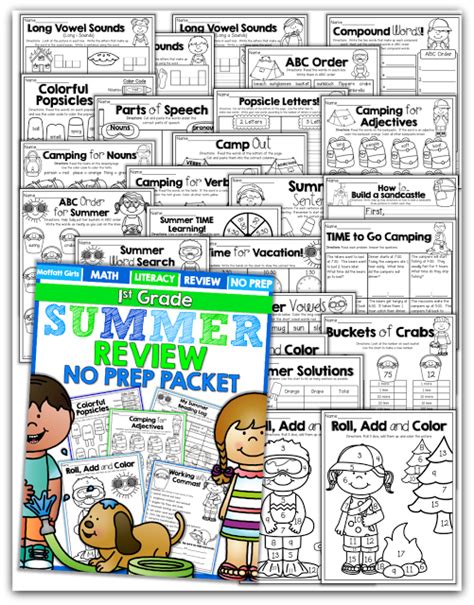 Summer Review Packets! | Summer review packet, Summer review, Summer packet