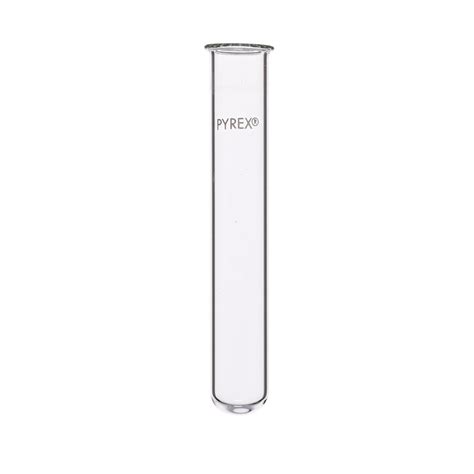 E8a85558 Pyrex Medium Wall Glass Test Tube With Rim 24 X 150mm Pack Of 100 Findel Dryad Uae