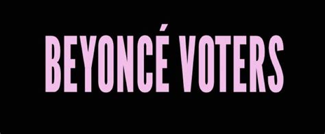 Feminist Lyric Blogs Beyonce Voters