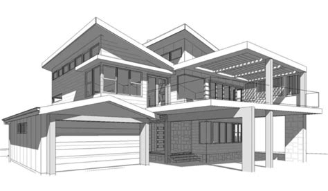 15 Inspirasi Sketsa Rumah Minimalis Modern 2023 Qhomemart