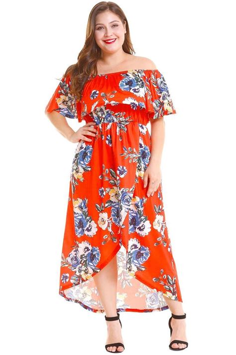 she owned it off the shoulder floral dress plus size maxi dresses printed maxi dress off