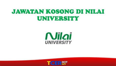 Explore tweets of kerja kosong woi ! Jawatan Kosong Di Nilai University - TCER.MY