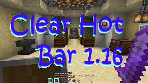 Clear Hot Bar 116 Minecraft Texture Pack
