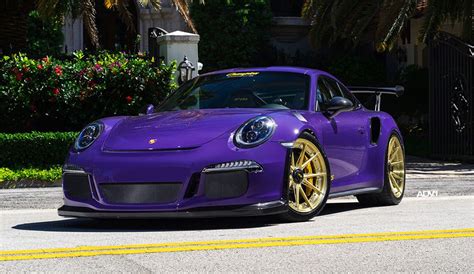 Purple Porsche 911 Gt3 Rs Wallpaper