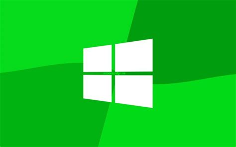 Green Windows Logo Wallpaper