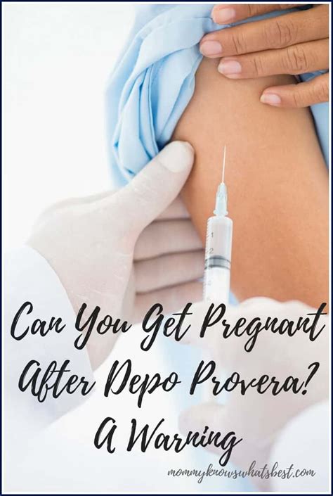 Can You Get Pregnant After Depo Provera Side Effects Of Depo Provera