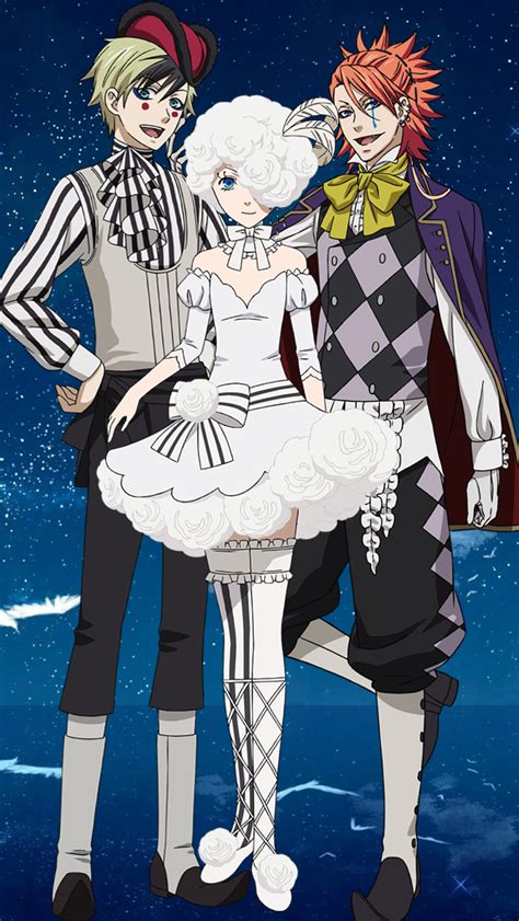 A new kuroshitsuji animated project.the tv series is subtitled book of circus and will air july 2014 in the animeism block. Black Butler Book of Circus iPhone wallpaper by ...
