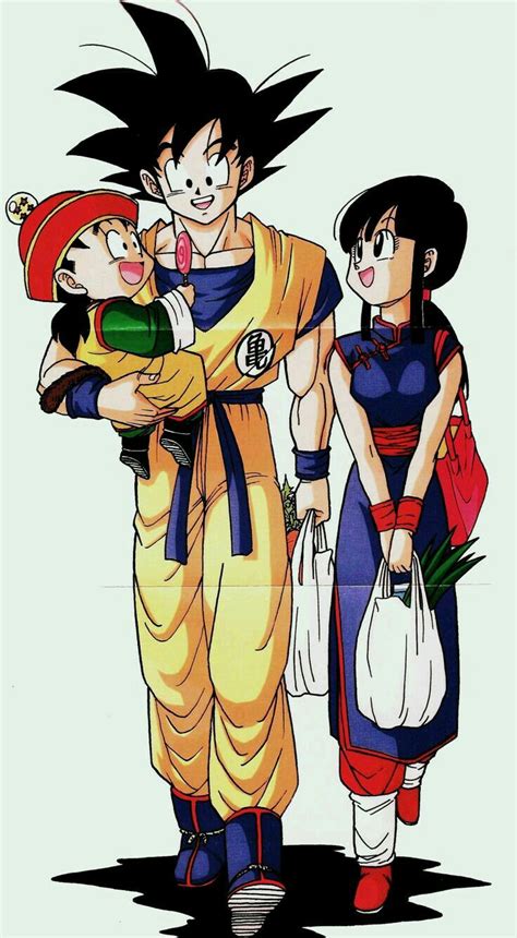 Goku E Sua Familia Anime Personagens De Anime Dragon Ball