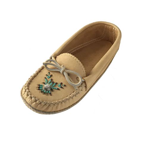 Womens Soft Sole Moose Hide Leather Moccasins In 2022 Ladies