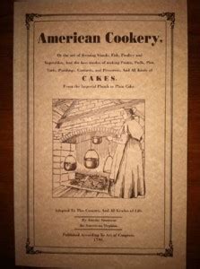 American Cookery The First American Cookbook Crunchy Moms