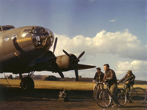 Wwii In Color Rare Photos Show American Viii Bomber Command In 1942