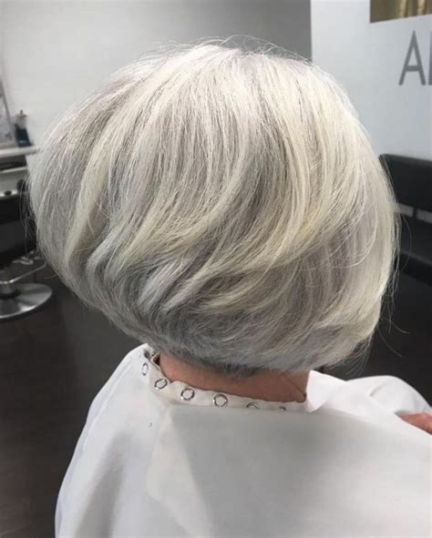 A simple way to solve this problem is to wear a hairband. The Best Hairstyles and Haircuts for Women Over 70 | Thick ...
