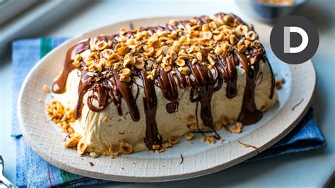 Nutella Semifreddo Recipe Easy Homemade Ice Cream Youtube