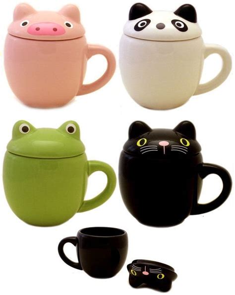 Explore The World Of Ceramic Animals Bored Art Cute Coffee Mugs