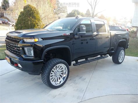 2021 Chevrolet Silverado 2500 Hd With 24x12 44 American Force Atom Ss