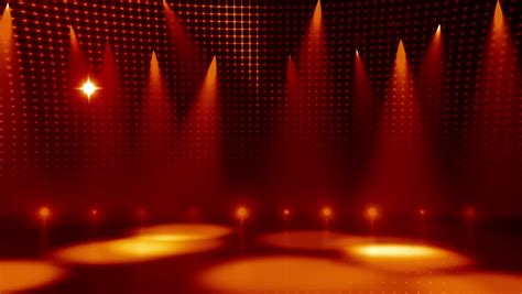 Yellow Stage Lights Loopable Background Stock Footage Video 5298185