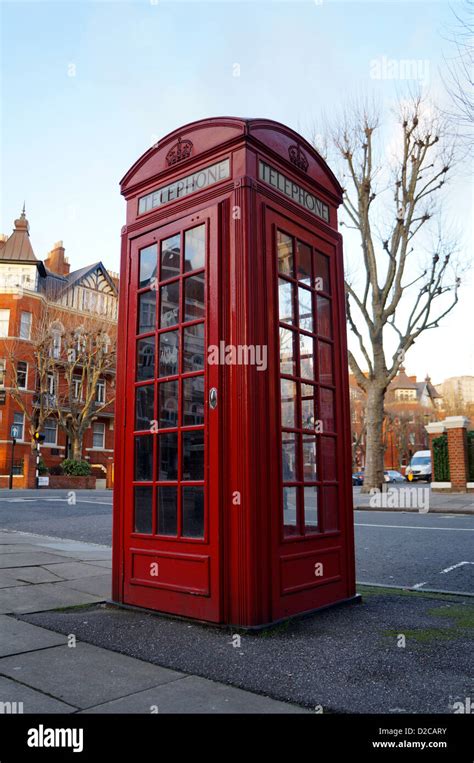London Red Phone Booth Stock Photo Alamy
