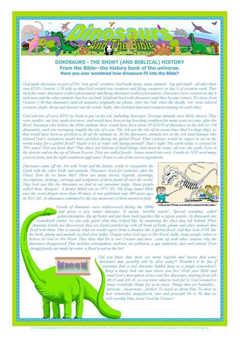 11/5/2021 · teaching kids news posts weekly news articles, written by professional journalists. Dinosaurs and The Bible ~ FREE Article for Kids | Articles ...