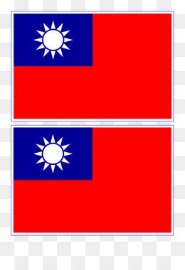 Bendera taiwan berbentuk empat persegi panjang, dengan warna dasar merah. Taiwan, Peta, Bendera Republik Tiongkok gambar png