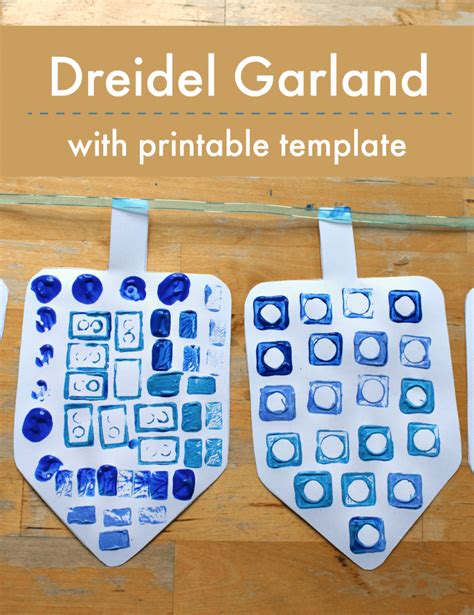Easy Dreidel Craft With Printable Template Nurturestore
