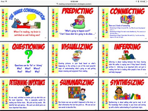 Reading Comprehension Strategies Poster Class F5a