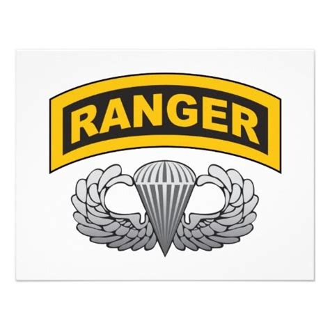An Emblem With The Word Ranger On It And Two Wings In Front Of It