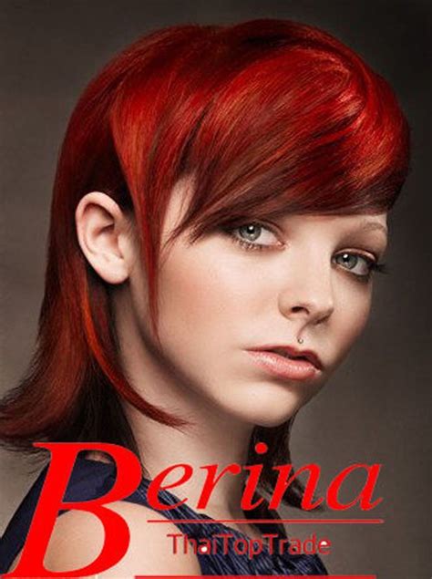 Bright Red Berina Hair Dye Color Cream A23 Fashion Salon Cabello De