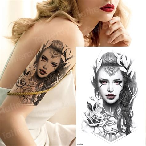 Girl Temporary Tattoo Sketches Tattoo Designs Sexy Tatoo For Woman