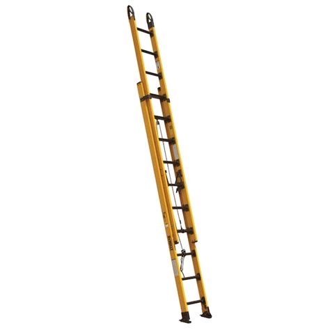 Dewalt 20 Ft Fiberglass 375 Lb Type Iaa Extension Ladder At
