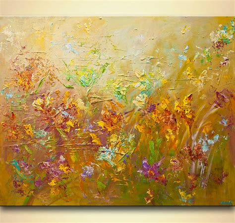 Painting Modern Abstract Flowers Painting Contemporary