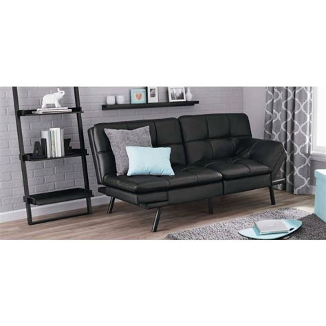 Offered in different colors to suit your décor, a futon bed is a great addition to a home office, spare bedroom or den. Memory Foam Futon Sofa Bed Sleeper Lounger Couch Dorm Room ...