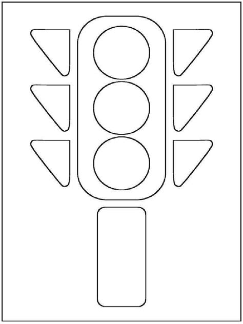 Traffic light coloring pages. Free Printable Traffic light coloring pages.