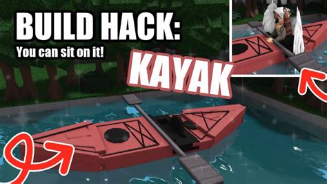 Kayak Build Hack Bloxburg Roblox Robuilds Youtube
