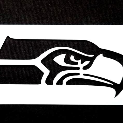 Seattle Seahawks Custom Stencil Fast Free Shipping Etsy