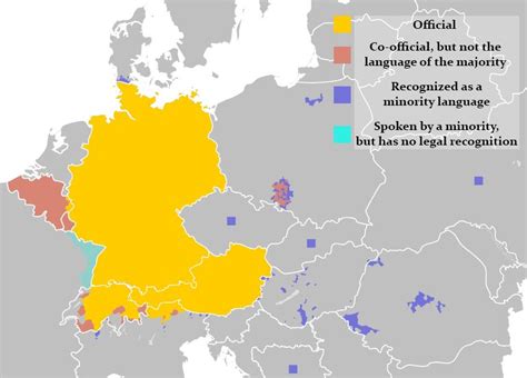 Mapsontheweb German Language Infographic Map Language Map