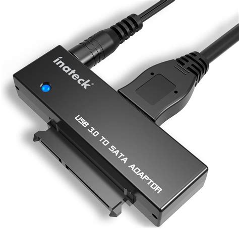 Inateck SATA To USB Adapter For Inch HDD And SSD Power Adapter Included UA