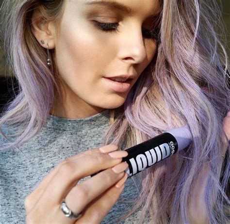 Then you have to lightly spray your hair with water, damp, not wet and then apply the hair chalk liberally in one motion. Miley Cyrus Hair Chalk Rainbow Sky on INSTAGRAM - Women's ...