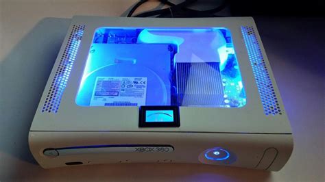 Custom Case Modded Xbox 360 Console With Lcd Screen And Leds Please