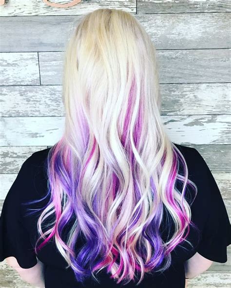 Pink And Purple Unicorn Hair Mermaid Hair Fasion Hair