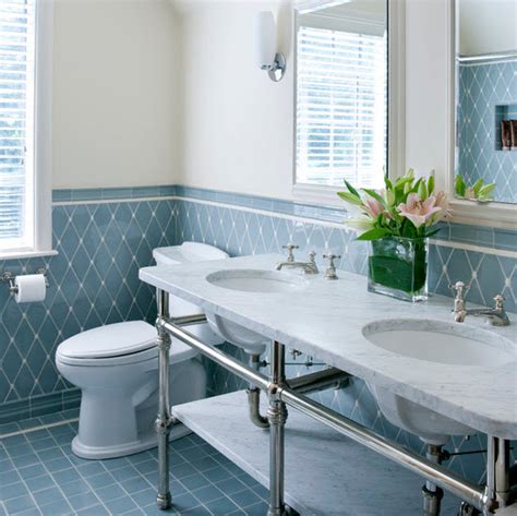In fact, ceramic tiles adorned bathrooms as far back as the roman empire. 36 blue ceramic floor tile for bathroom ideas and pictures ...