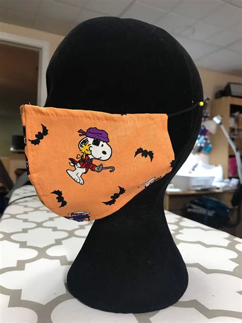 Charlie Brown Masque Facial Halloween Etsy